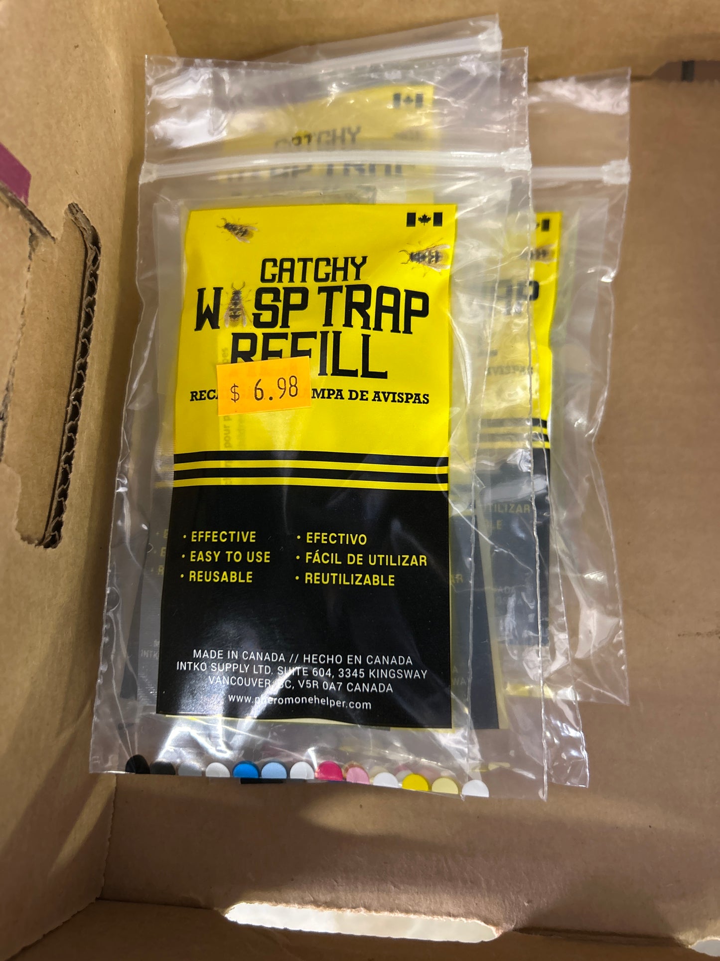 Wasp lure refill